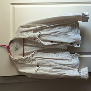 White denim jacket